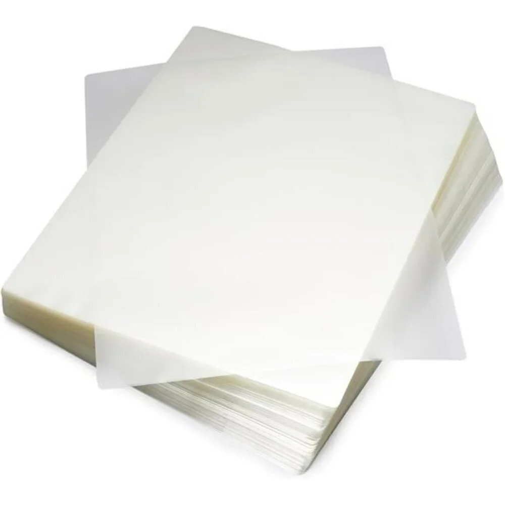 Clear Thermal Laminating Plastic Paper Laminator Sheets 9 x 11.5-Inch 200-Pack